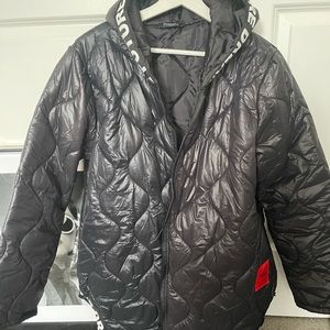 Waterproof black jacket